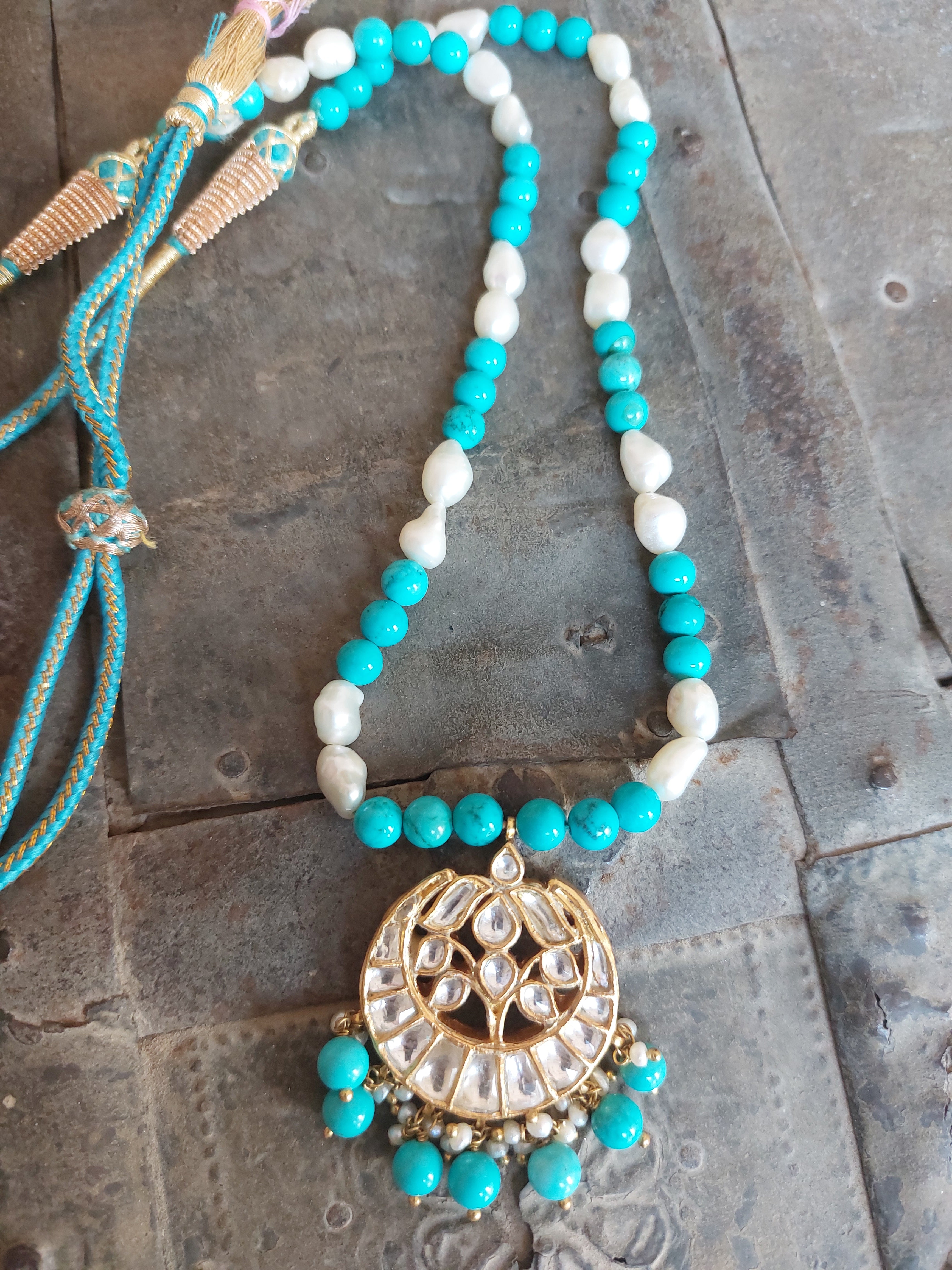 Chand with turquoise beads