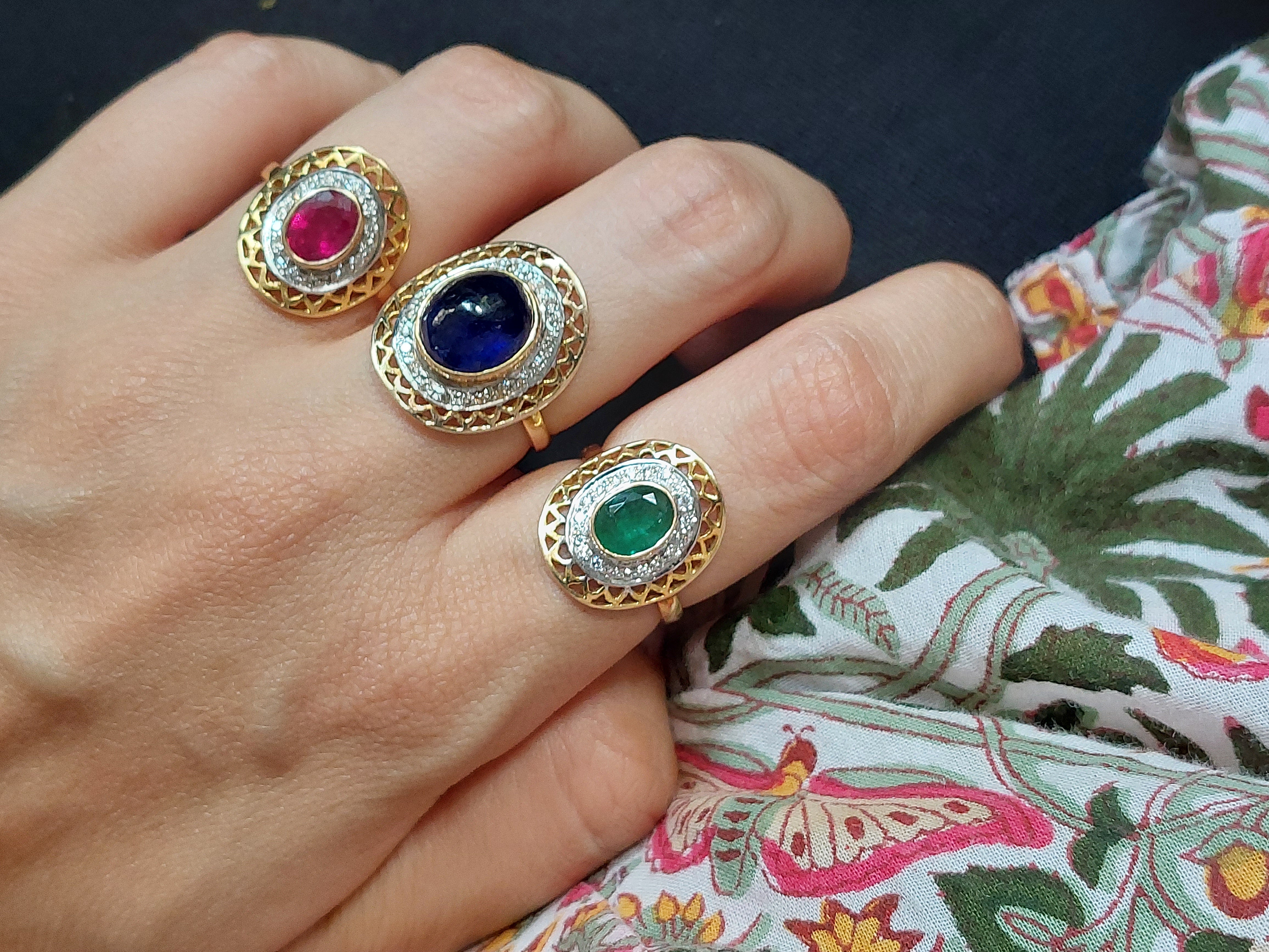 Emerald Aamira Ring