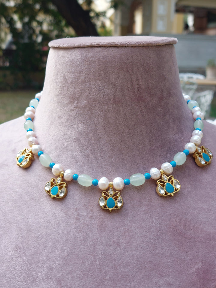 925 silver turquoise necklace product photo
